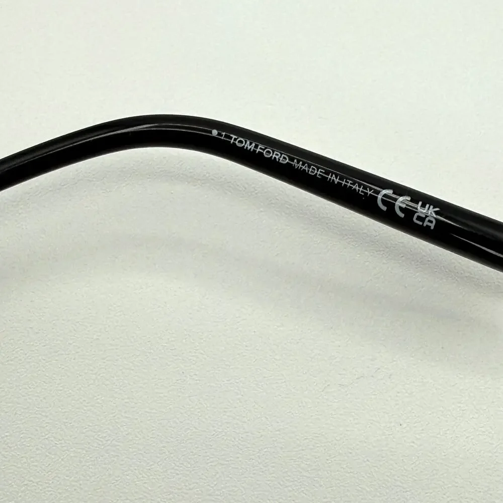Tom Ford TF5906-B 001 Black Rose Gold Metal Cat-Eye Frames 55-15-140